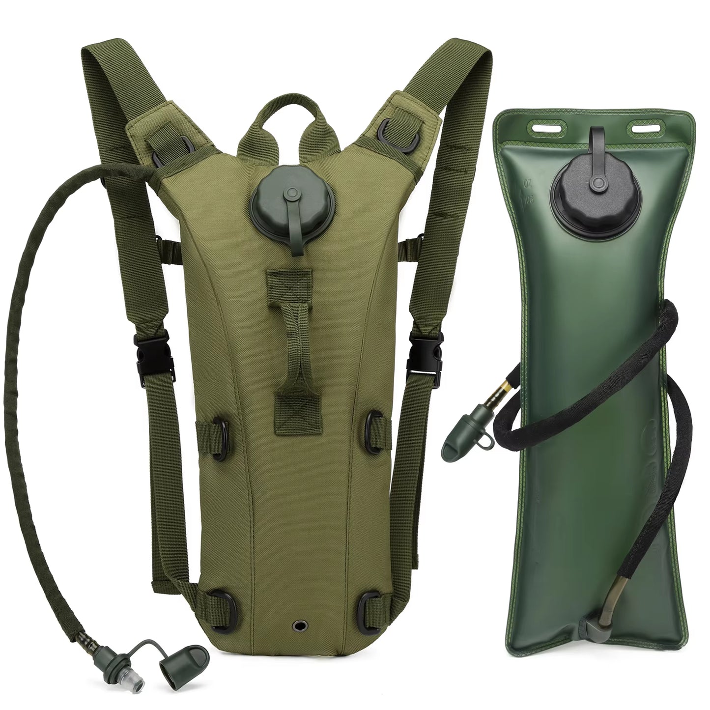 Waterproof Hydration Backpack with 3L Bladder for Hiking, Cycling, and Climbing