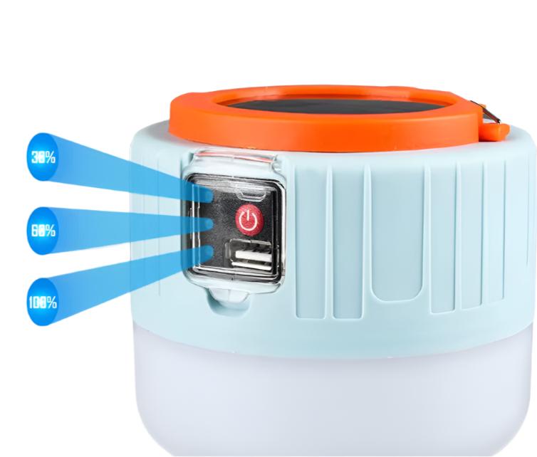 Load image into Gallery viewer, Waterproof Solar Rechargeable LED Camping Lantern - Portable Emergency Tent Light, Energy-Saving Bulb
