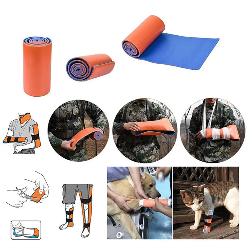 Load image into Gallery viewer, Universal Aluminum Splint Roll Medical Survival Polymer for Fixture Bone Emergency Medical Kit 
