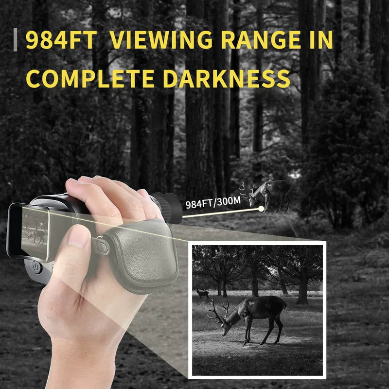 Load image into Gallery viewer, Oxridge Monocular Night Vision Device – See Clearly in Low-Light Conditions
