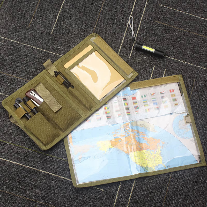 Load image into Gallery viewer, Waterproof Map Case – Lightweight Unisex Pouch for Camping, Travel, Hiking &amp; Outdoor Activities
