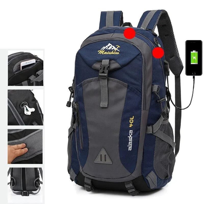 Waterproof Camping Travel Backpack – Durable, Comfortable, and Ready for Any Adventure