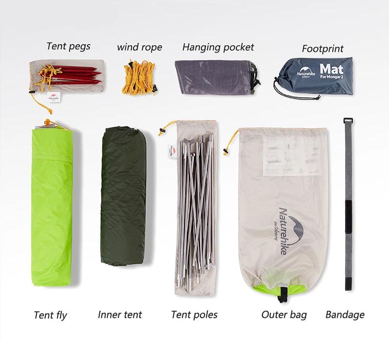 Load image into Gallery viewer, Ultralight 2-Person Camping Tent – Mongar Double-Layer Waterproof 3-Season Tent
