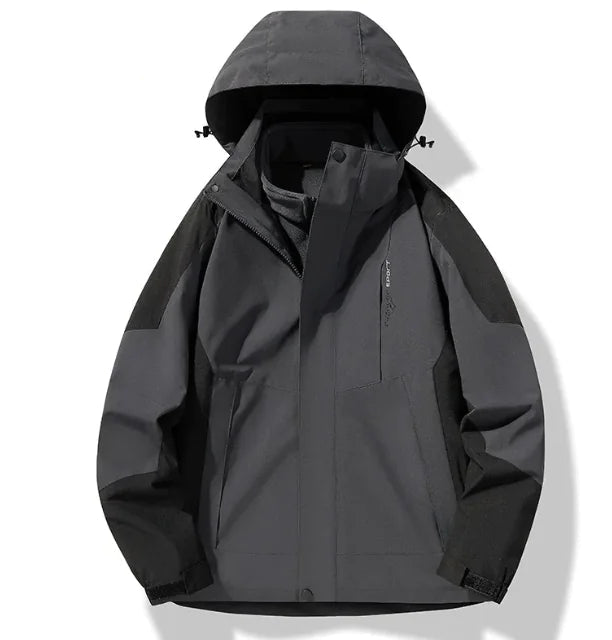 Load image into Gallery viewer, Oxridge All-Weather 3-in-1 Waterproof, Windproof Hiking Jacket – Versatile Outdoor Protection
