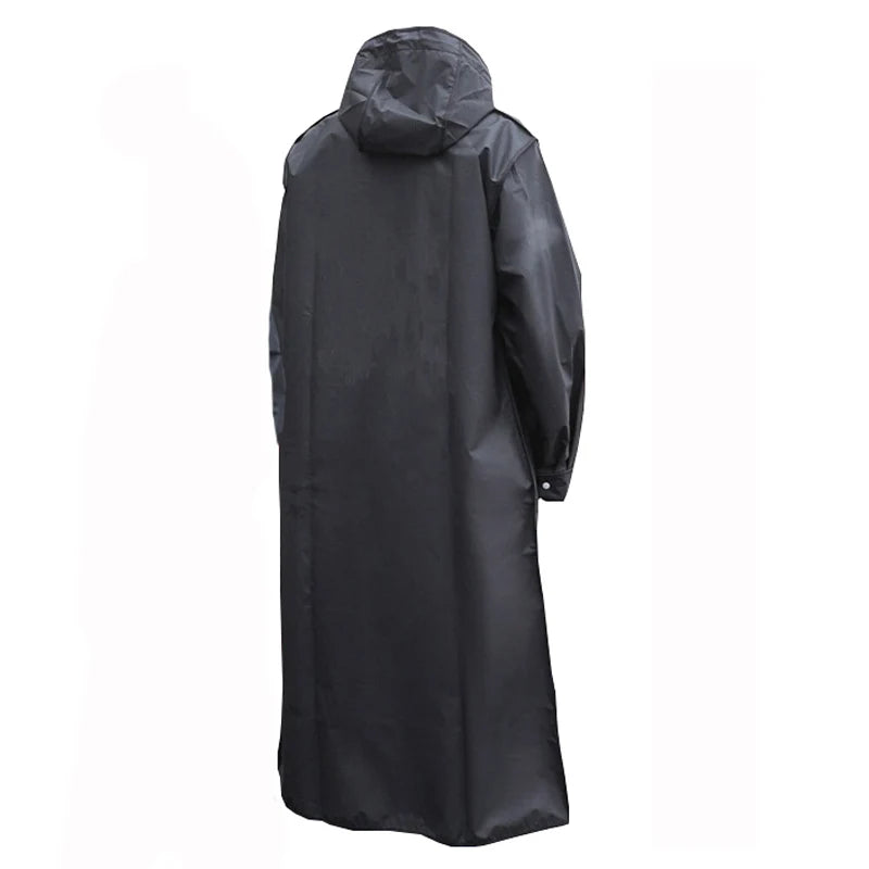 Load image into Gallery viewer, Waterproof Hooded Raincoat for Adults – Stylish Long Jacket for Hiking, Travel, Fishing
