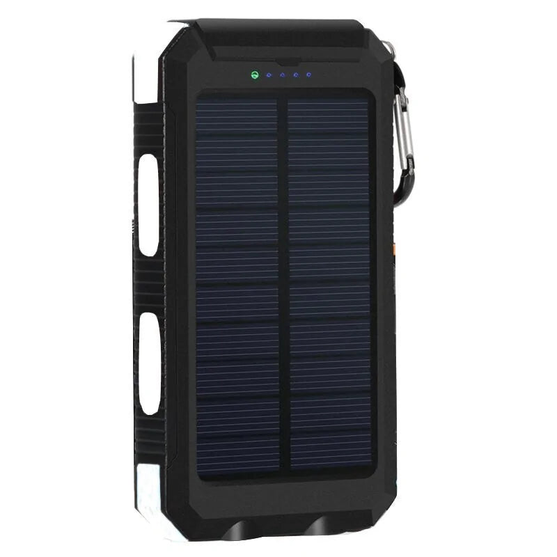 Waterproof Solar Power Bank 20000mAh - Portable Charging for Adventure