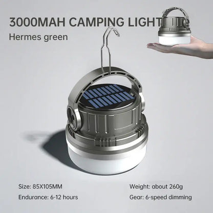 Solar-Powered Camping & Emergency Light