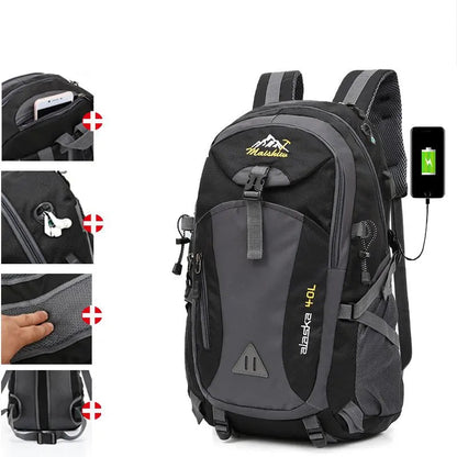 Waterproof Camping Travel Backpack – Durable, Comfortable, and Ready for Any Adventure