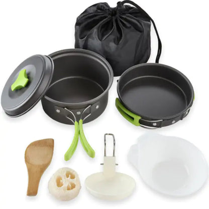 Oxridge Outdoor Camping Tableware Kit – Complete Dining Set for Adventure and Convenience