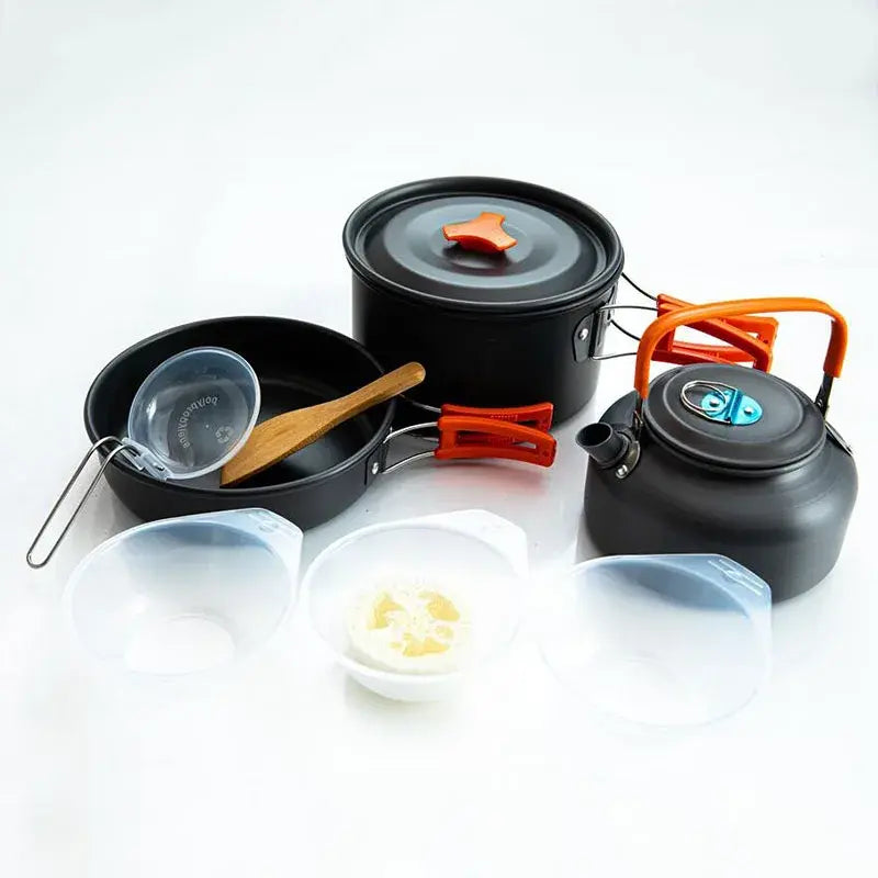 Load image into Gallery viewer, Oxridge Portable Camping Cookware Set – Cook Like a Pro Anywhere
