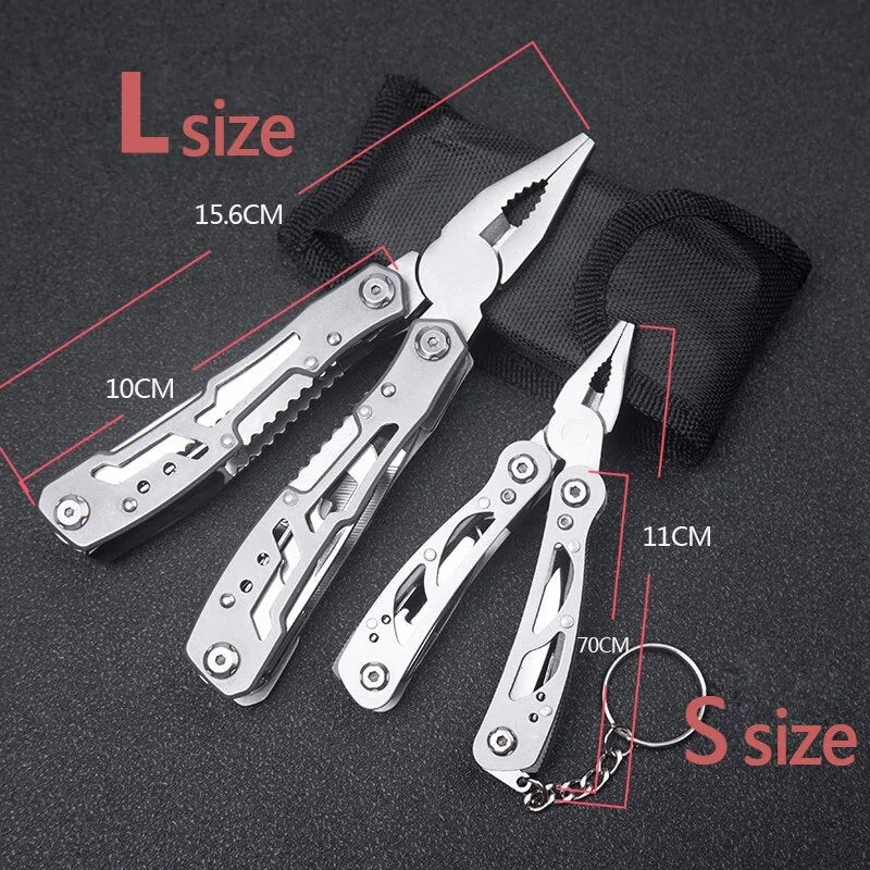Load image into Gallery viewer, Stainless Steel Multi-Tool Pocket Knife Pliers
