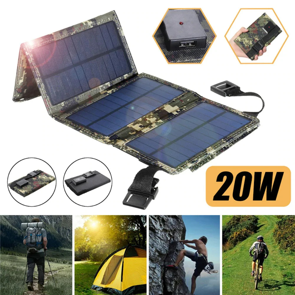 Waterproof Foldable Solar Panel – Portable Power for Any Adventure