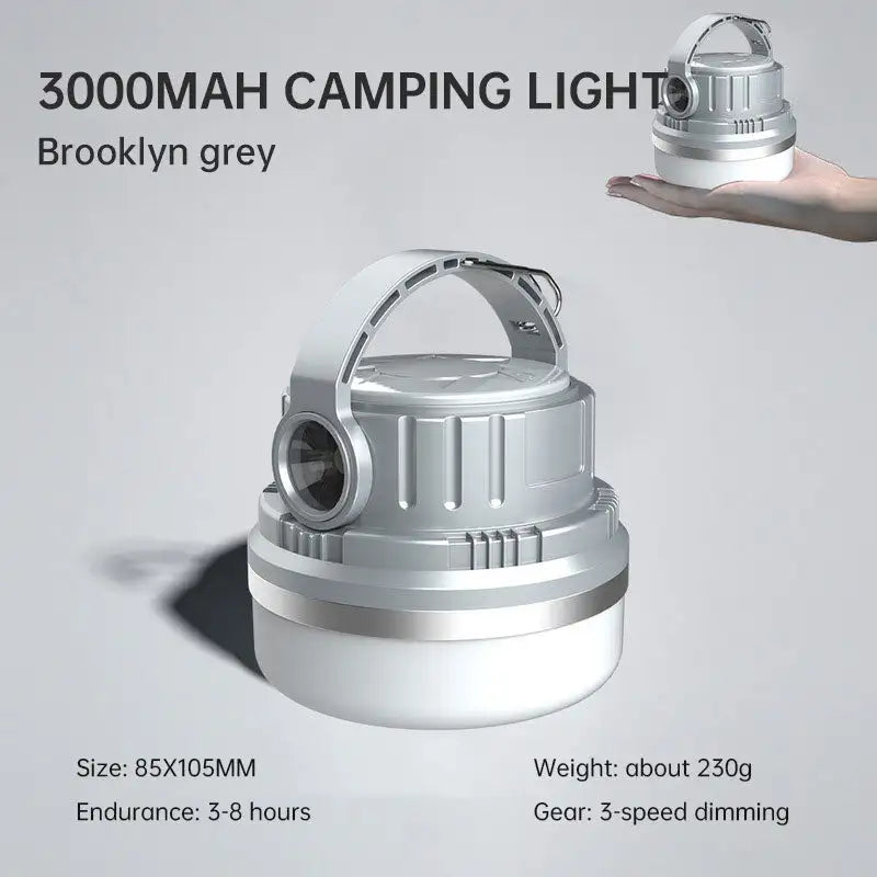 Solar-Powered Camping & Emergency Light