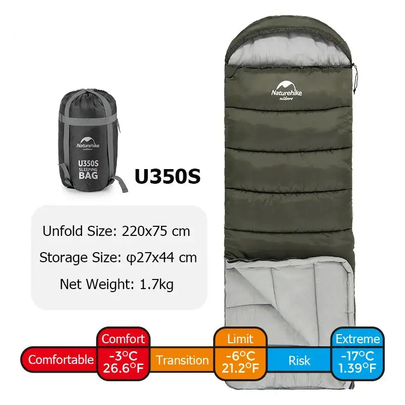 Chargez l'image dans la visionneuse de la galerie, Sleeping Bag Ultralight Waterproof – Ultimate Comfort and Protection for Outdoor Adventures
