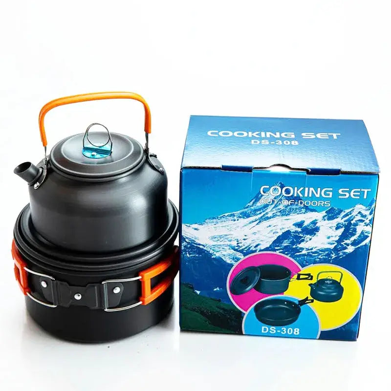 Load image into Gallery viewer, Oxridge Portable Camping Cookware Set – Cook Like a Pro Anywhere
