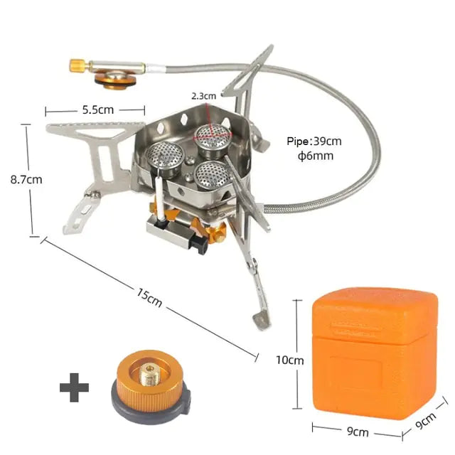 Triple Burner Camping Stove