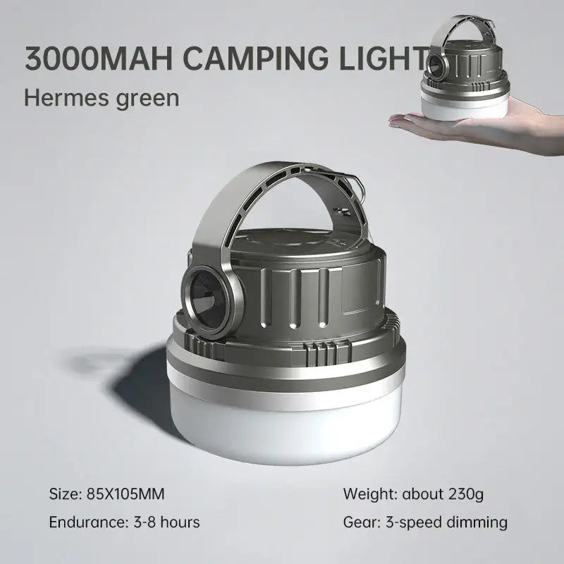 Solar-Powered Camping & Emergency Light