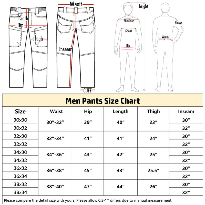 Load image into Gallery viewer, Oxridge Carwornic Men's Lightweight Tactical Hiking Pants - Cotton Outdoor Military Cargo Trousers, Army Green, 32W x 30L
