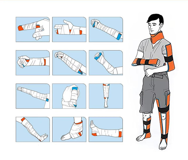 Load image into Gallery viewer, Universal Aluminum Splint Roll Medical Survival Polymer for Fixture Bone Emergency Medical Kit 
