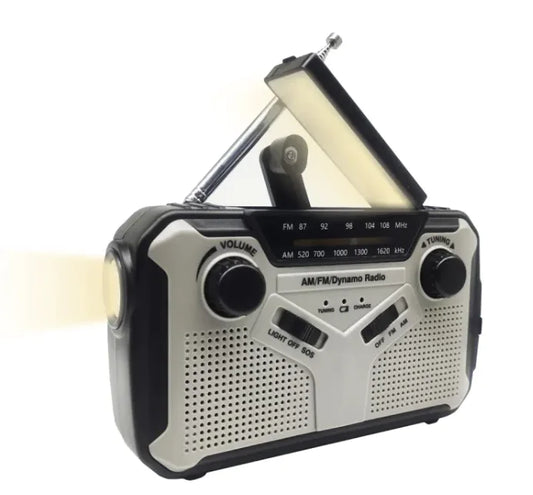 Portable Solar Crank Emergency Radio