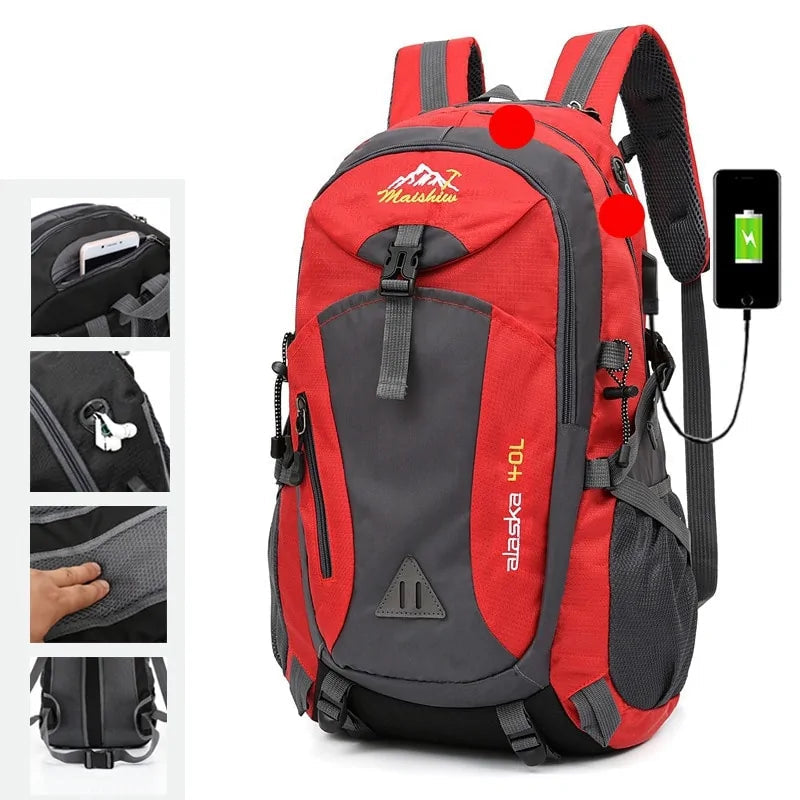 Waterproof Camping Travel Backpack – Durable, Comfortable, and Ready for Any Adventure