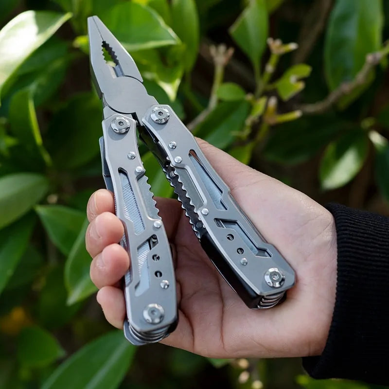 Load image into Gallery viewer, Stainless Steel Multi-Tool Pocket Knife Pliers
