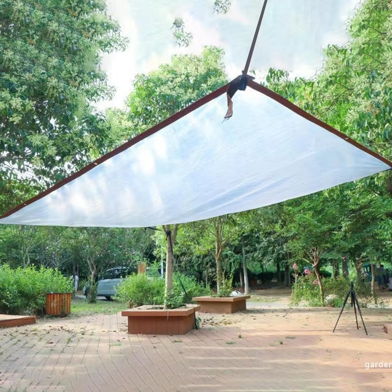 Transparent Rainproof Lightweight Waterproof Tarpaulin Thicken Plastic Insulation Shed Cloth Garden Plant Cover with Grommets