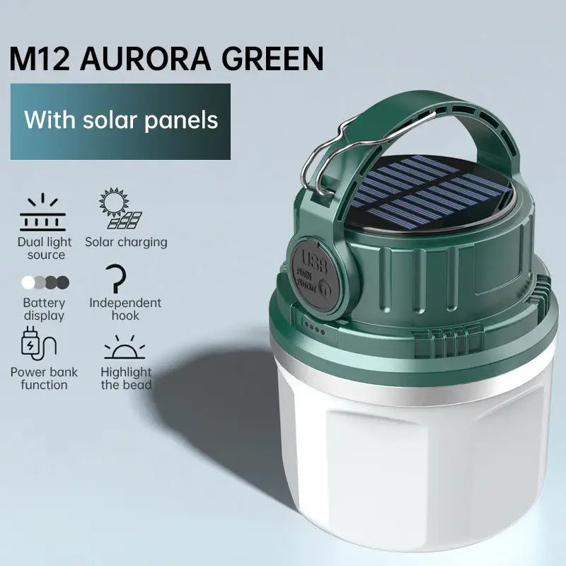 Solar-Powered Camping & Emergency Light