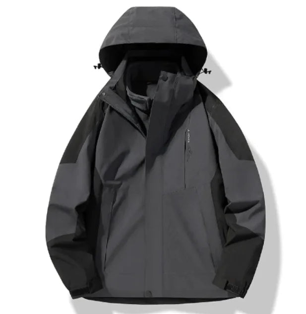Load image into Gallery viewer, Oxridge All-Weather 3-in-1 Waterproof, Windproof Hiking Jacket – Versatile Outdoor Protection
