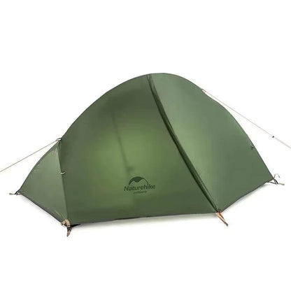 Ultralight 1-Person Camping Tent - 20D Waterproof Backpacking, Cycling, and Hiking Tent for Summer Outdoor Travel