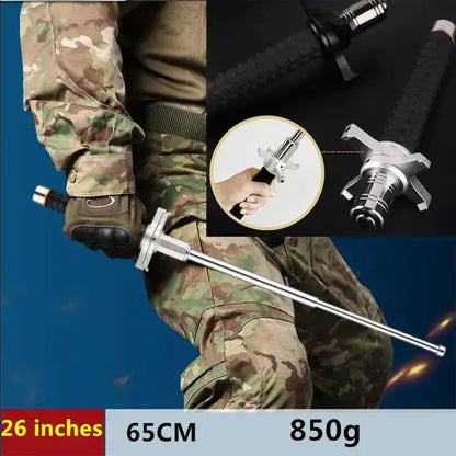 Telescoping Self-Defense Training Stick