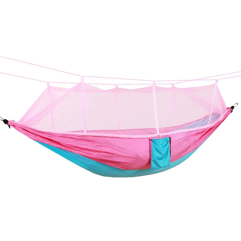 Camping Hammock with Built-In Mosquito Net for Outdoor Adventures