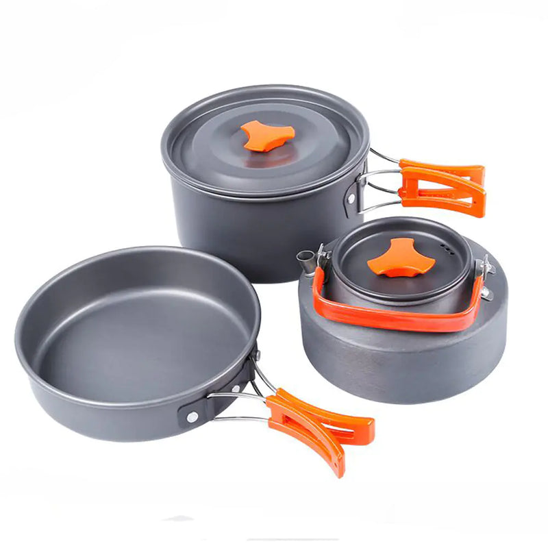 Load image into Gallery viewer, Oxridge Portable Camping Cookware Set – Cook Like a Pro Anywhere
