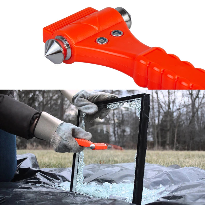 Load image into Gallery viewer, Survival Safety Hammer Camping Cutter
