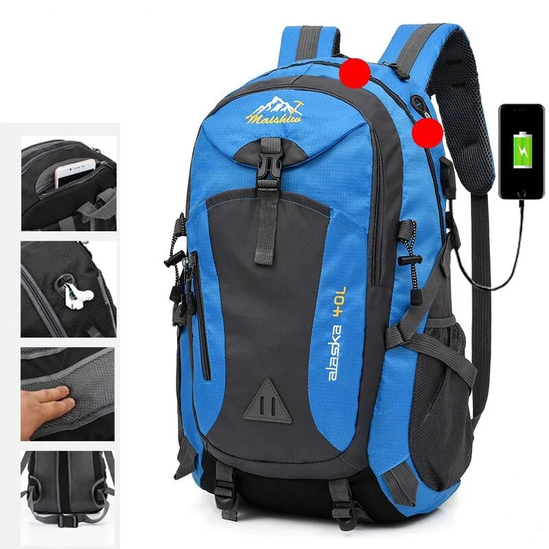 Waterproof Camping Travel Backpack – Durable, Comfortable, and Ready for Any Adventure