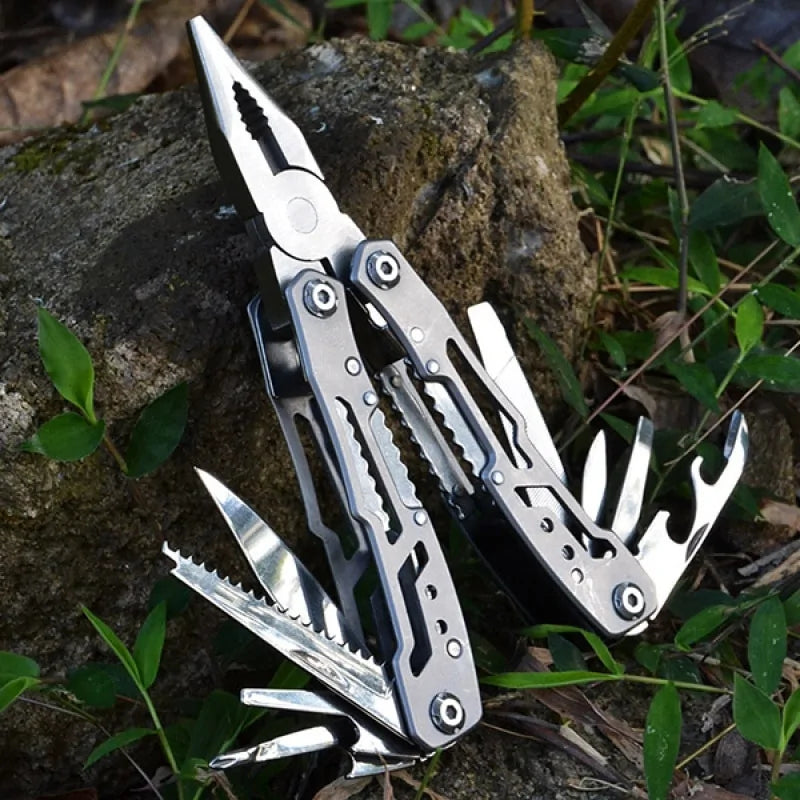 Load image into Gallery viewer, Stainless Steel Multi-Tool Pocket Knife Pliers

