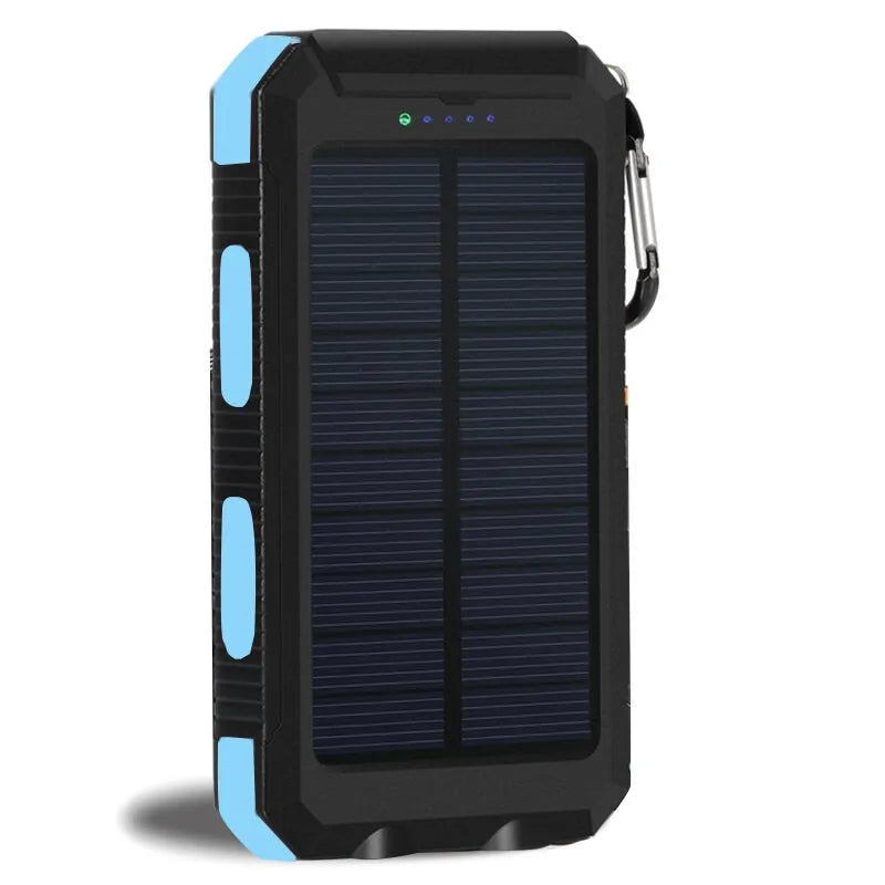 Waterproof Solar Power Bank 20000mAh - Portable Charging for Adventure