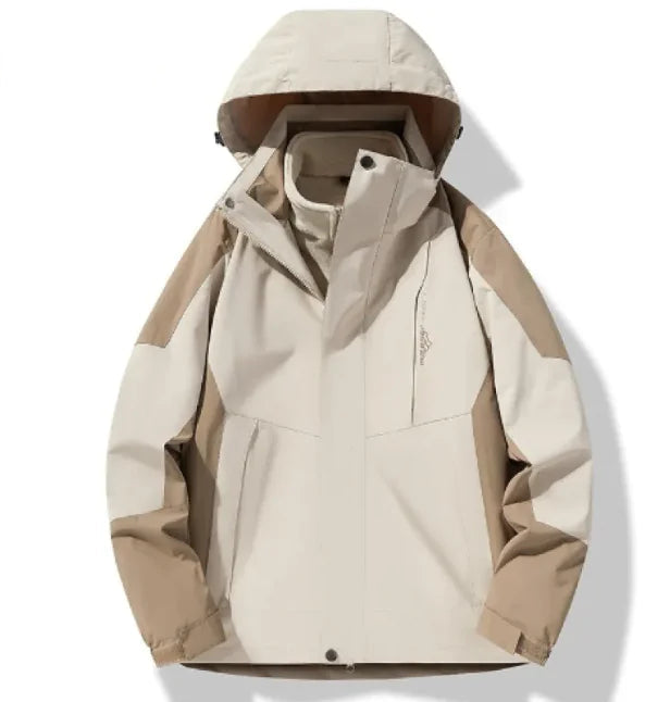 Load image into Gallery viewer, Oxridge All-Weather 3-in-1 Waterproof, Windproof Hiking Jacket – Versatile Outdoor Protection

