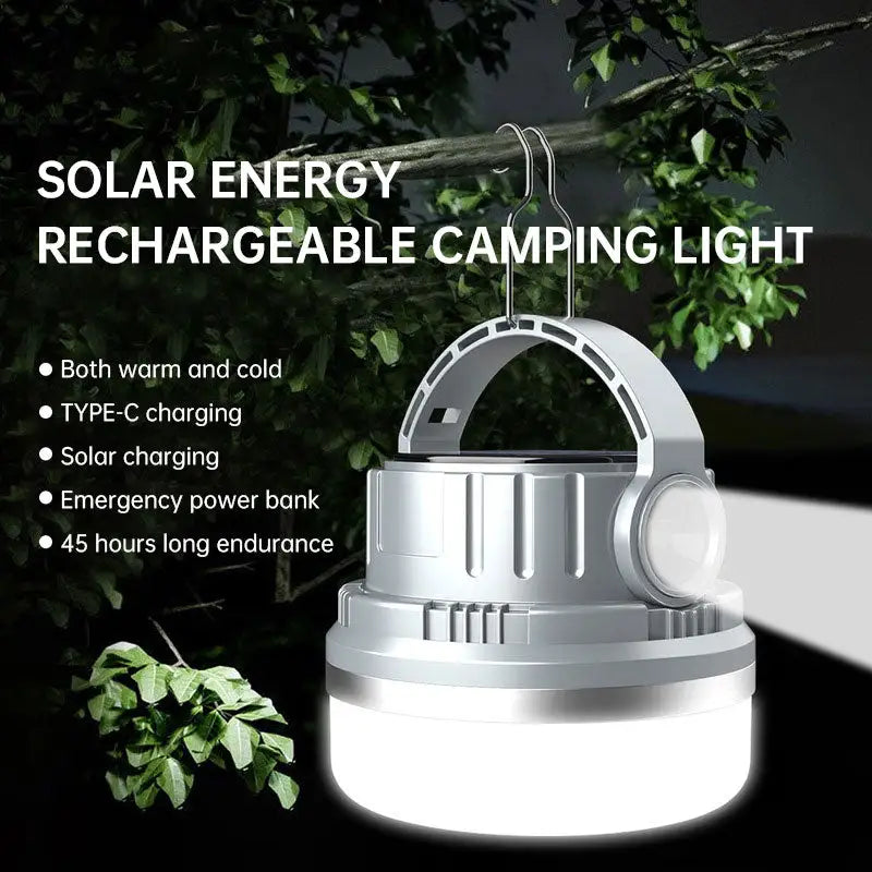 Solar-Powered Camping & Emergency Light