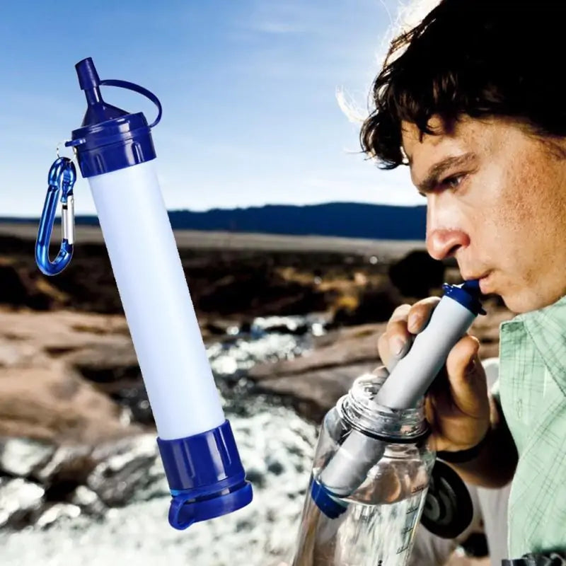Load image into Gallery viewer, Portable Survival Water Life Straw – Safe and Clean Drinking Water Anywhere
