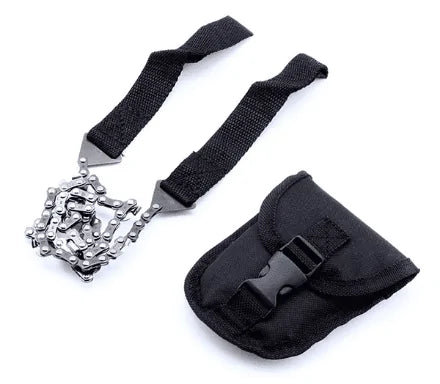 Load image into Gallery viewer, Portable Hand Chain Saw Survival Tool – Effortless Outdoor Cutting
